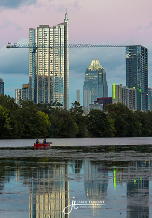 Boat on Town Lake