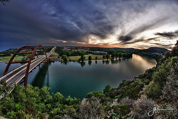 360 Bridge at sunset