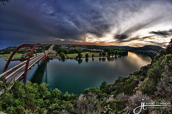 360 Bridge at sunset