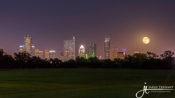 Blue Moon over Zilker