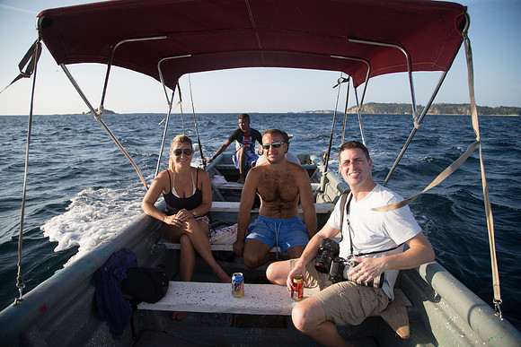 Boat ride to the different Islands