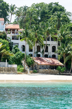 View of the house from a boat
