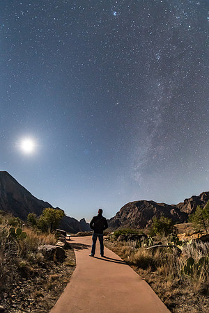 Moonrise in Big Bend National Park