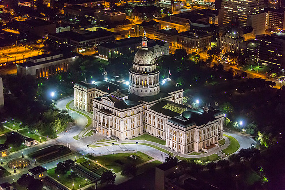 Capital at night