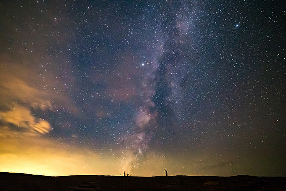 Milky Way over Enchanted Rock