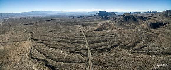 Big Bend - drone pano