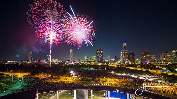 Austin Skyline - 4th of July