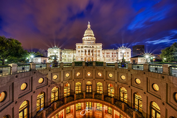 Austin, Texas, State Capitol, Capital, Landscape, Fine Art Photography,Austin, Bridge, HDR, Texas, Jared Tennant, JTpics