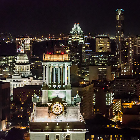 Austin Skyline at Night